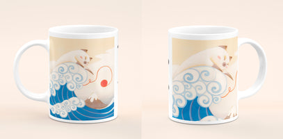 Tazza Cat Wave - Cat&Art Mug