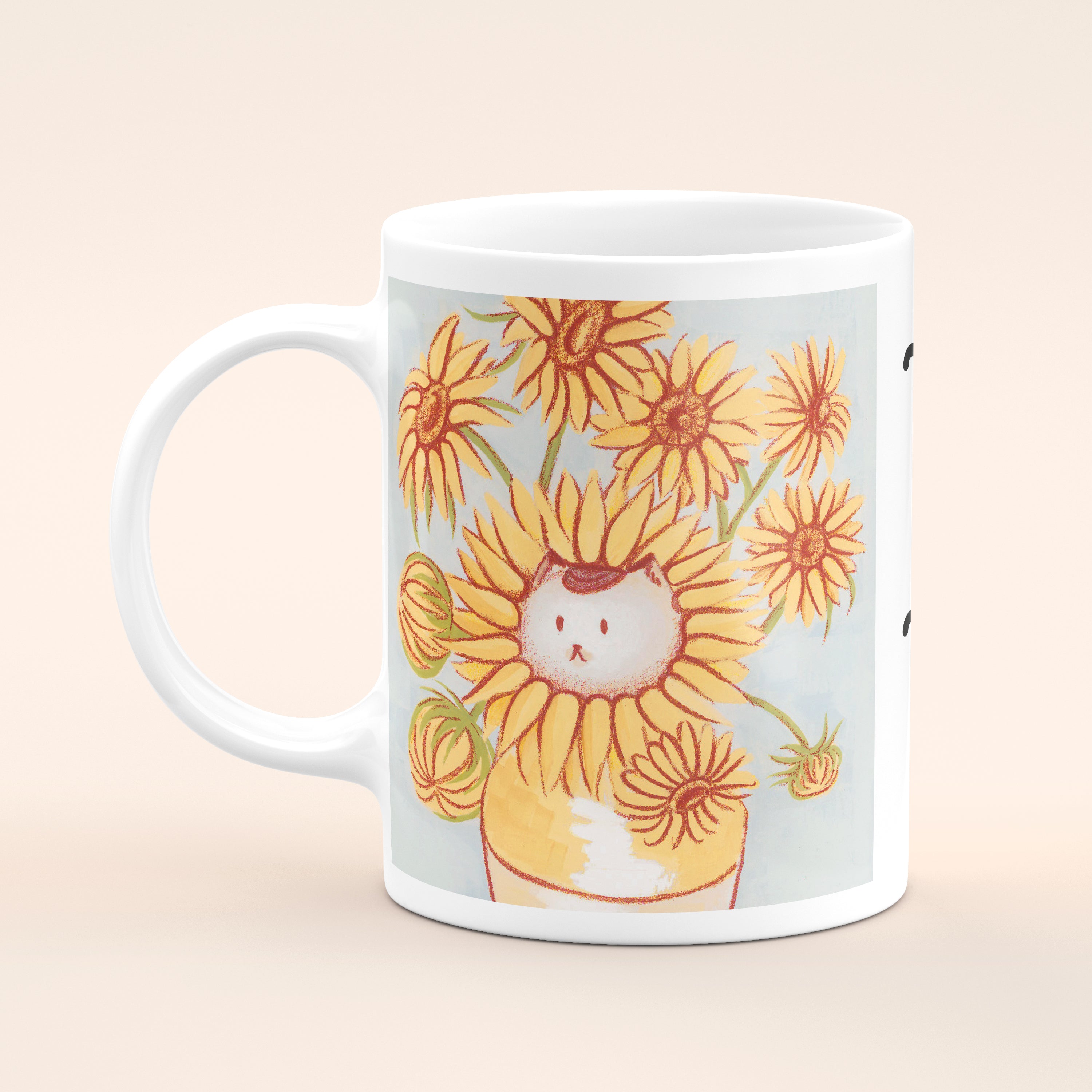 Tazza Cat and Sunflowers - Cat&Art Mug